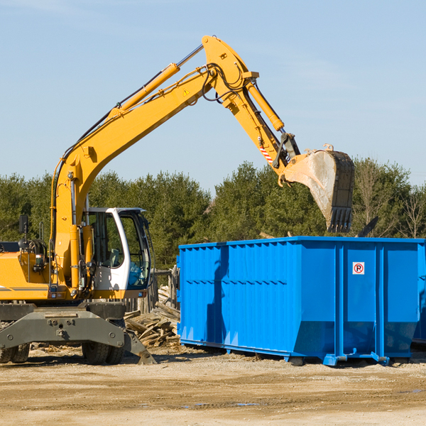 what size residential dumpster rentals are available in Catarina